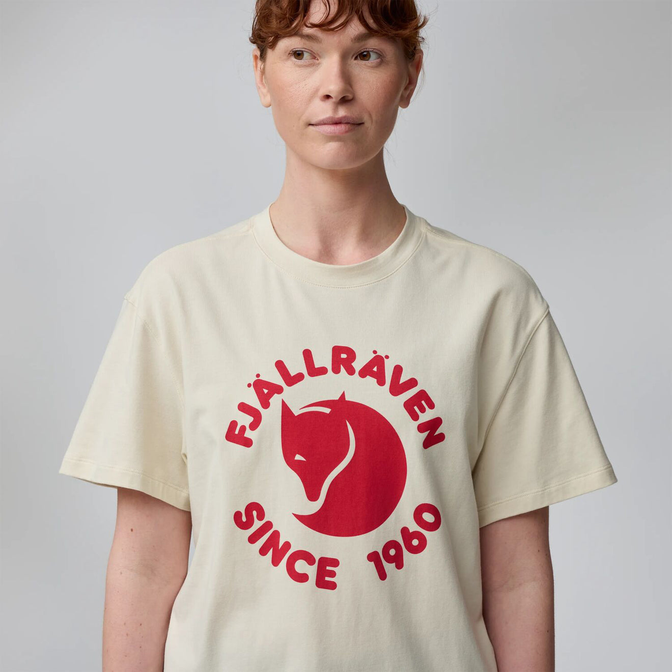Fjallraven Womens Relaxed T-shirt Chalk White - The Sporting Lodge