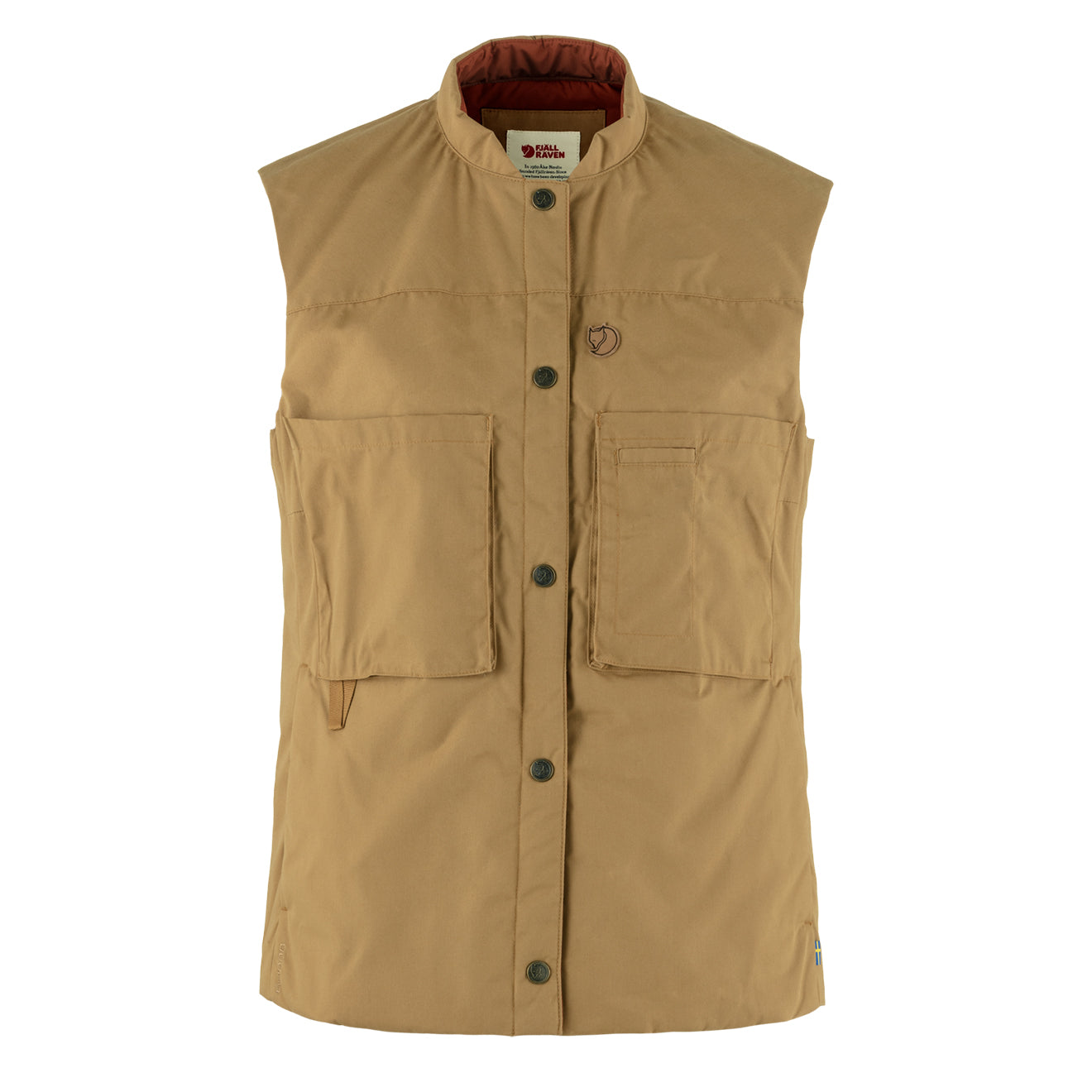 Fjallraven Womens Singi Padded Vest Buckwheat Brown - The Sporting Lodge