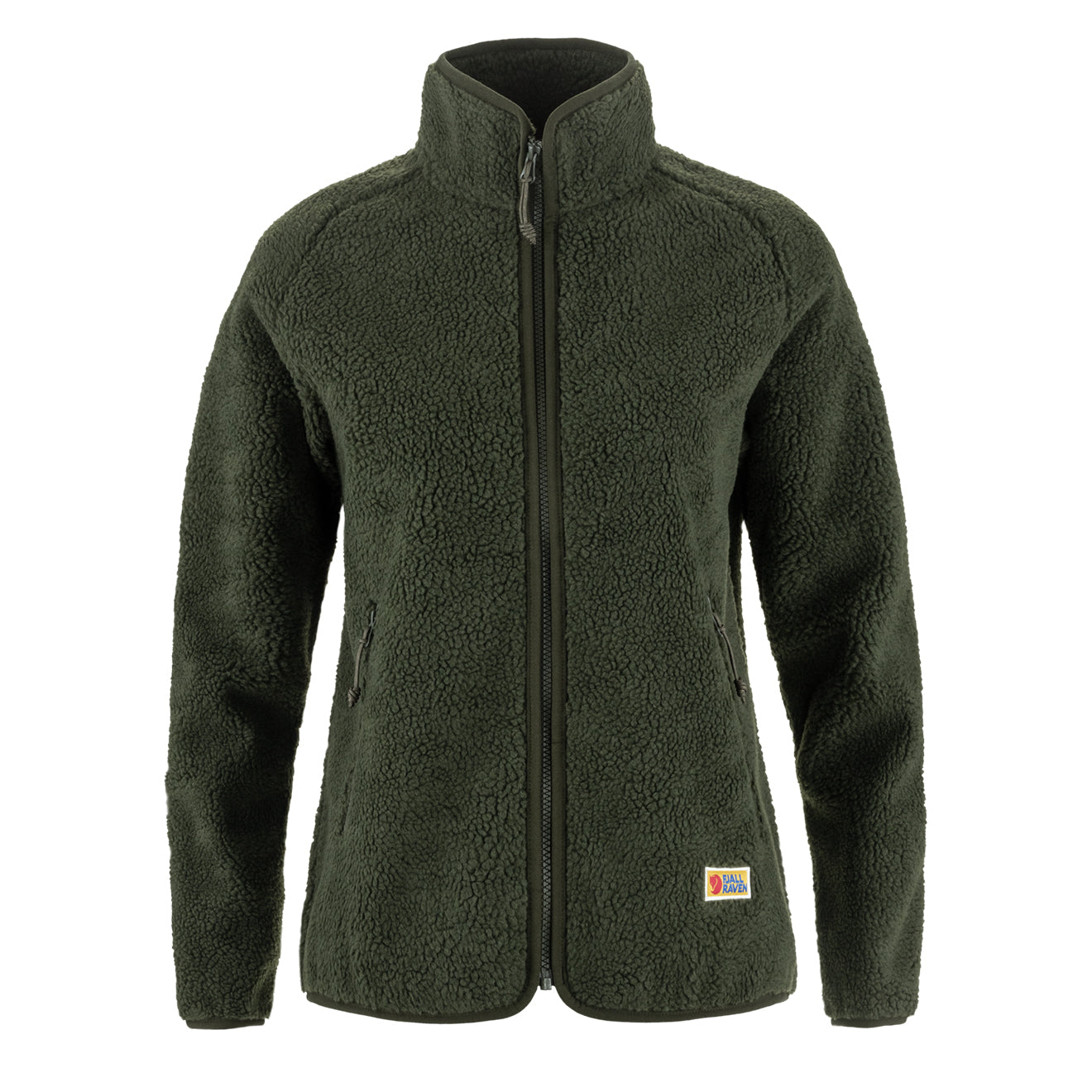 Fjallraven Womens Vardag Pile Fleece Deep Forest - The Sporting Lodge
