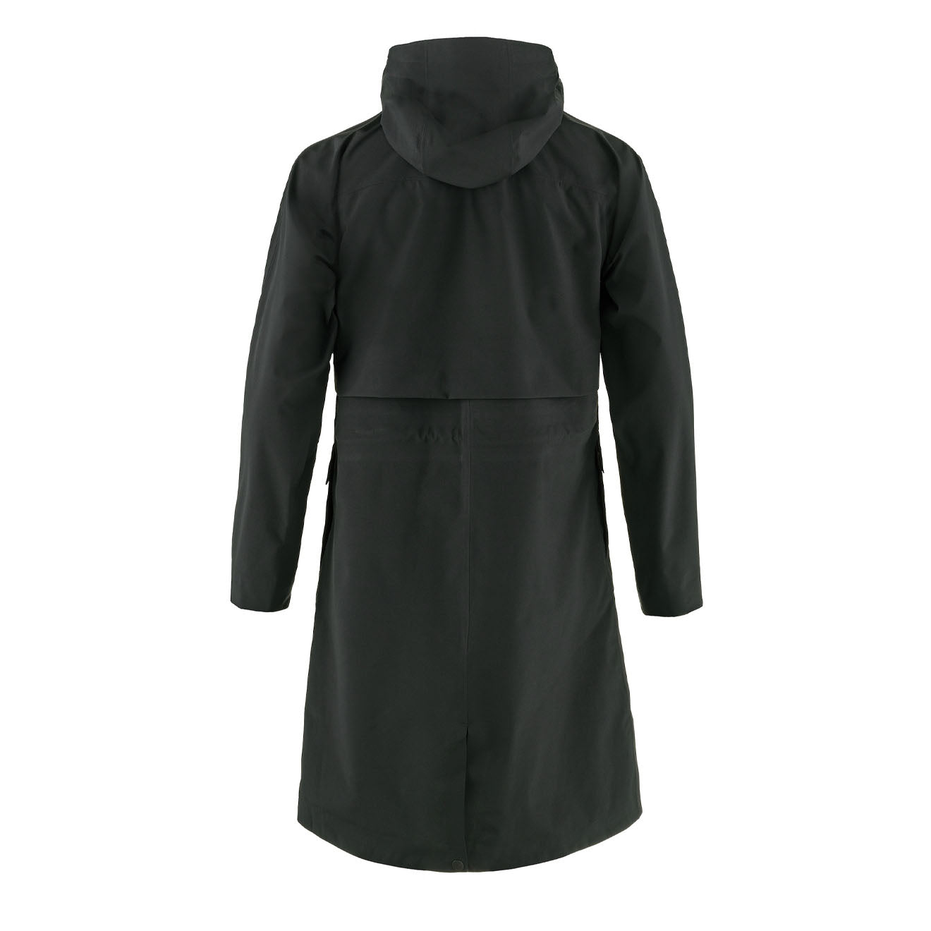 Fjallraven Womens Vardag Rain Parka Black - The Sporting Lodge