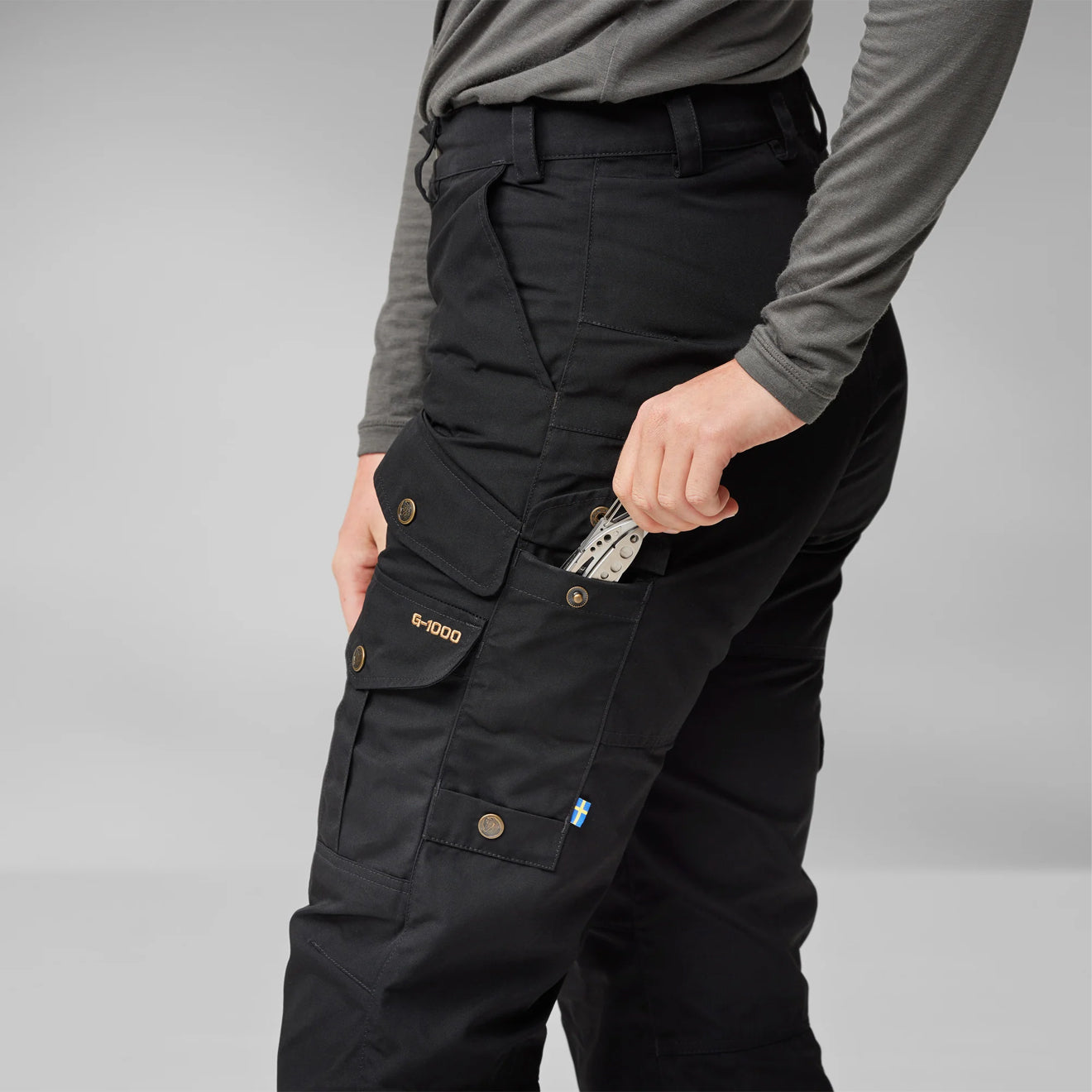 Fjallraven Womens Vidda Pro Trousers Short Black