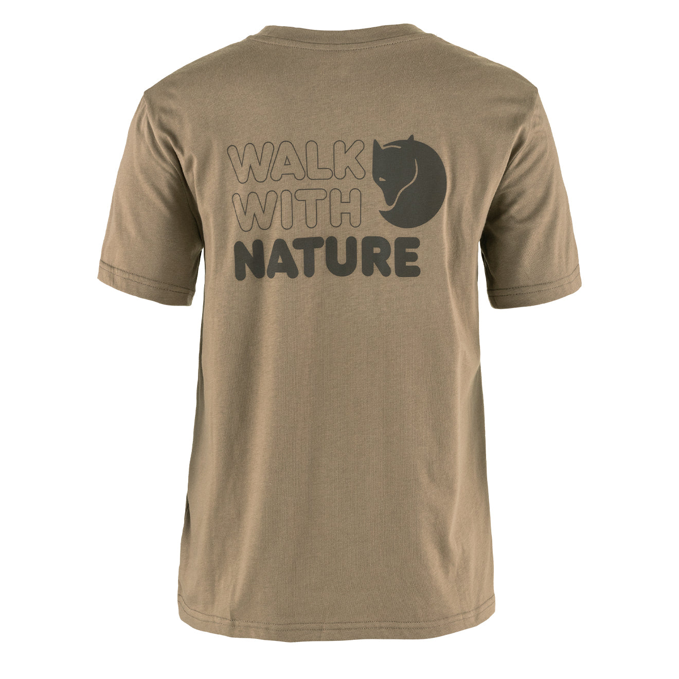 Fjallraven Womens Walk With Nature T-Shirt Suede Brown - The Sporting Lodge