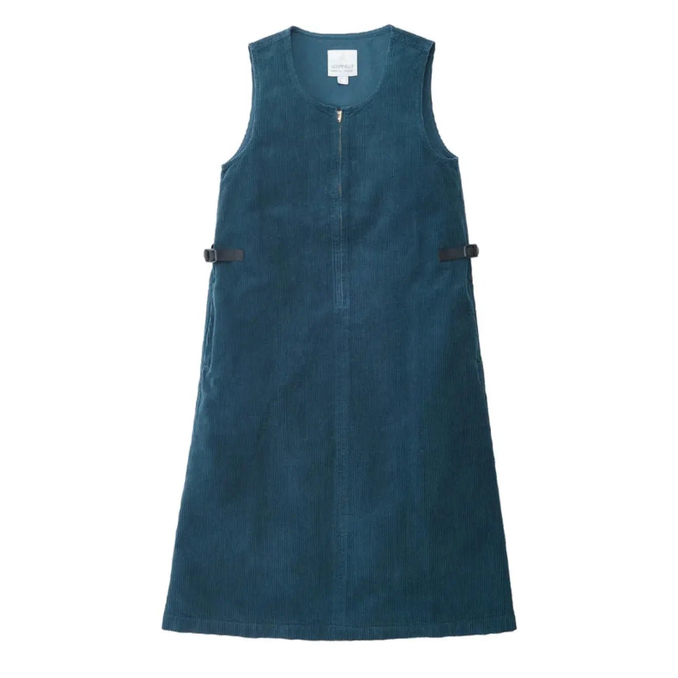 Gramicci Womens Waffle Cord Mid - Length Dress Foggy Pine Dye - The Sporting Lodge