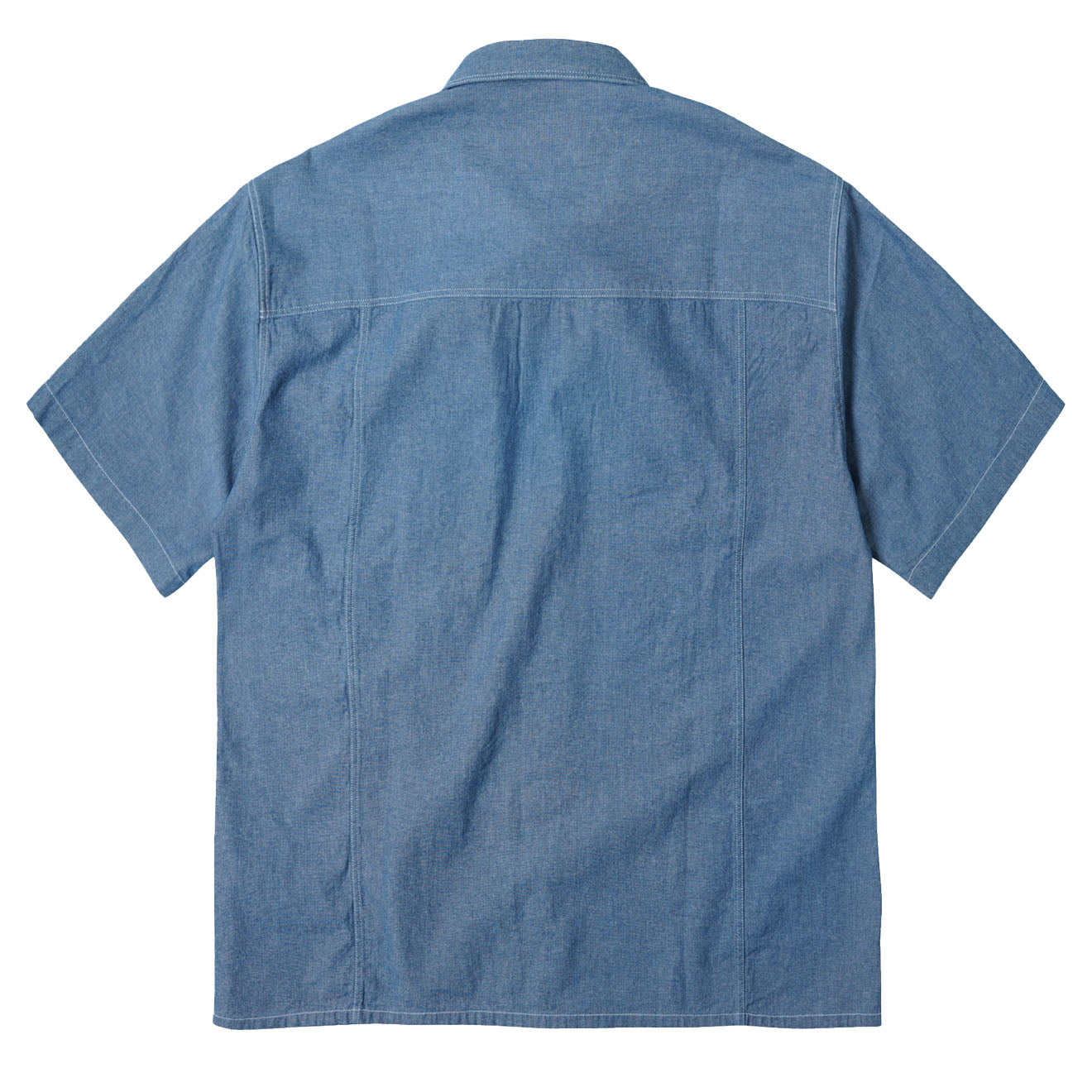 Frizmworks Chambray Big Pocket Half Shirt Blue Blue - The Sporting Lodge