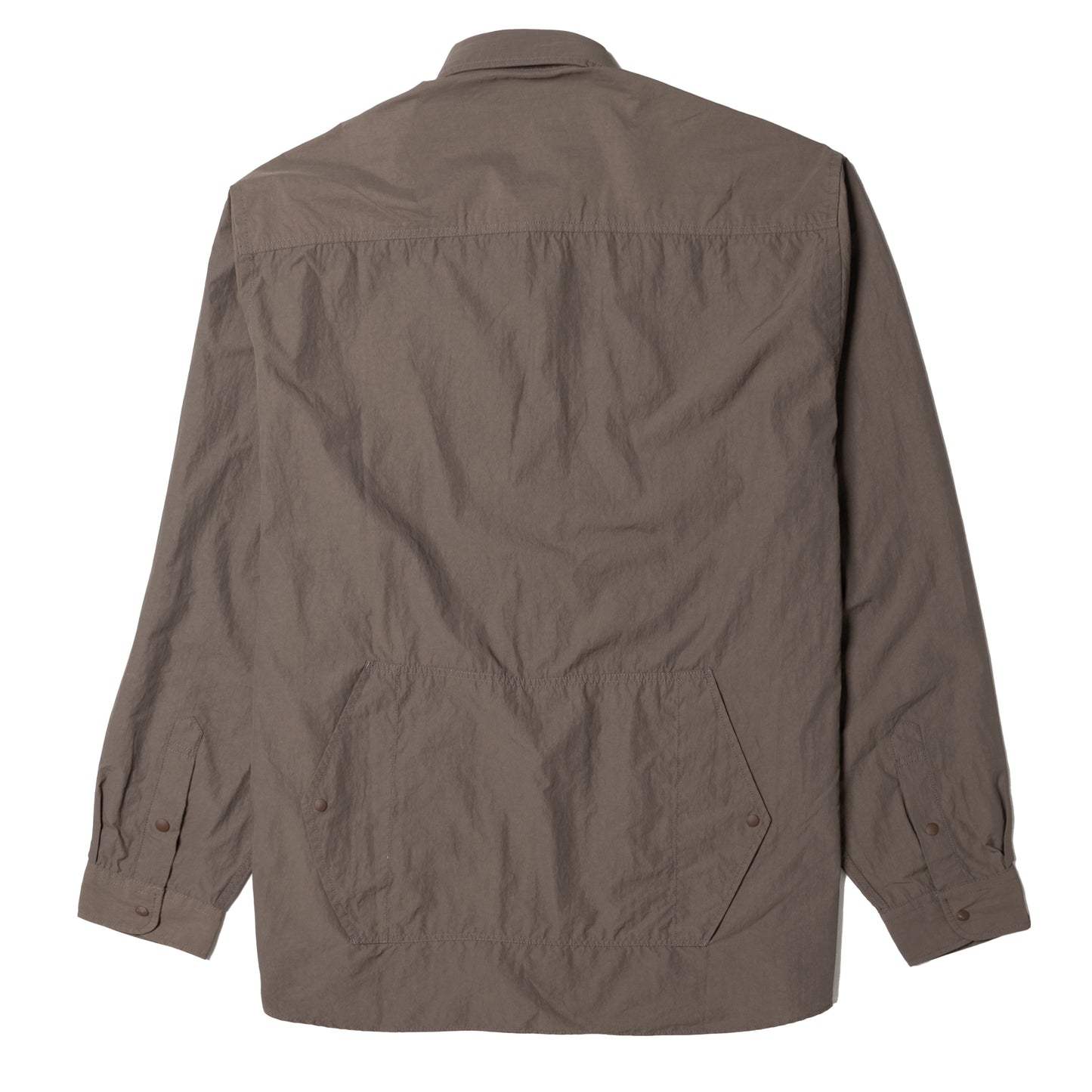 Frizmworks Nylon Utility Pocket Shirt Jacket Brown
