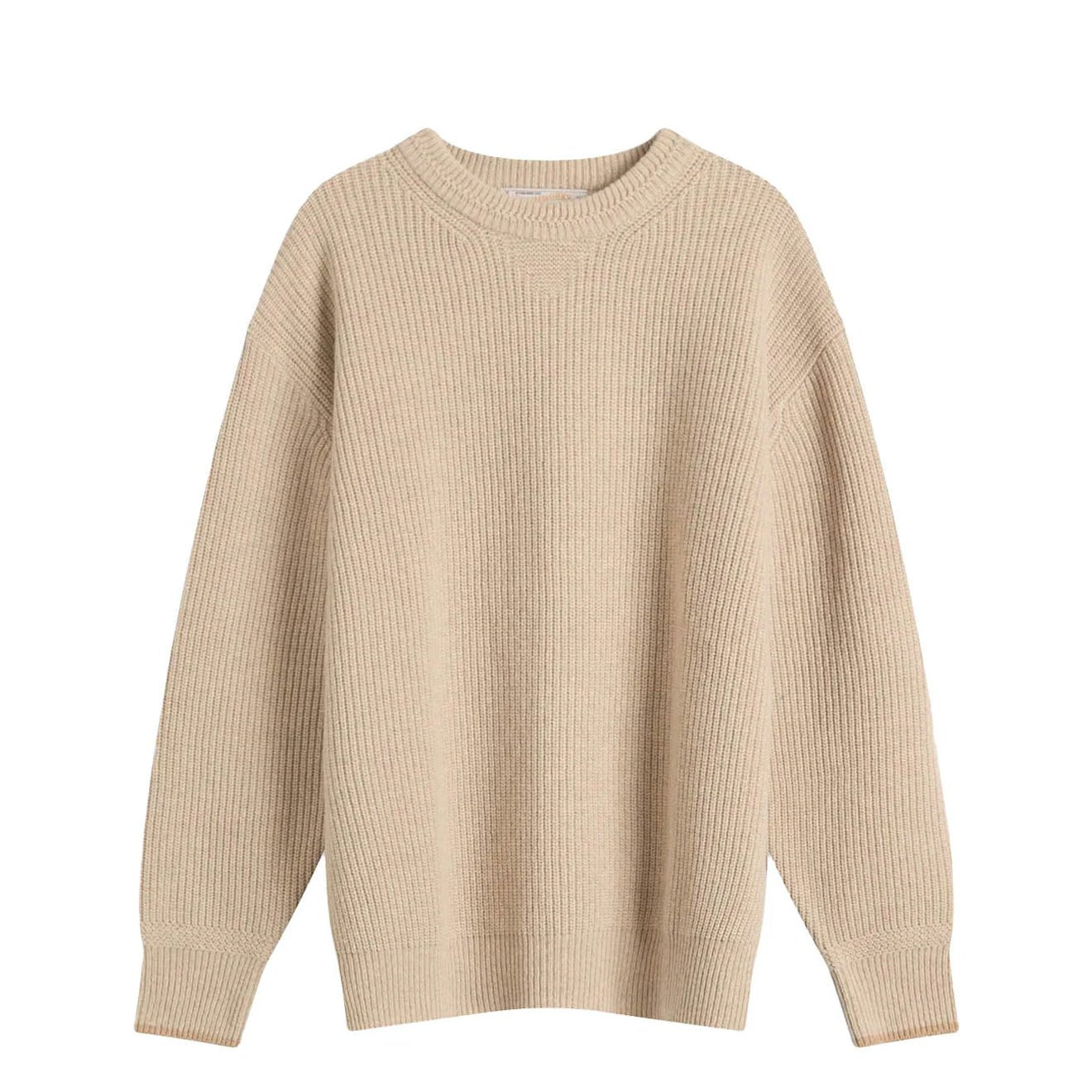 Frizmworks Patch Round Pullover Knit Oatmeal - The Sporting Lodge