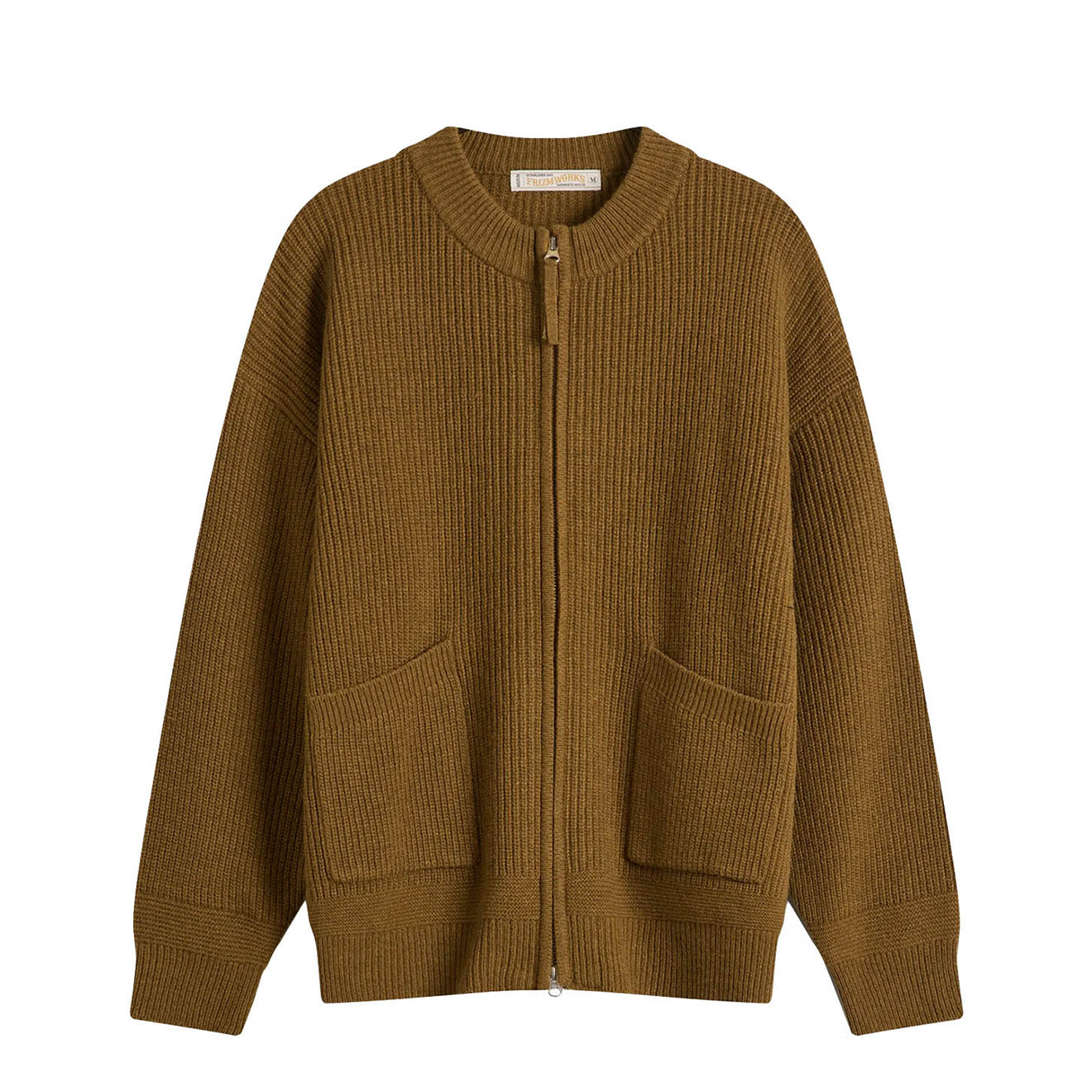 Frizmworks Wool Deck Zipup Cardigan Cinammon