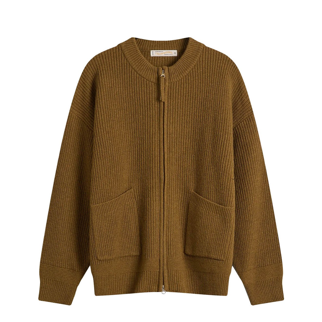 Frizmworks Wool Deck Zipup Cardigan Cinammon - The Sporting Lodge