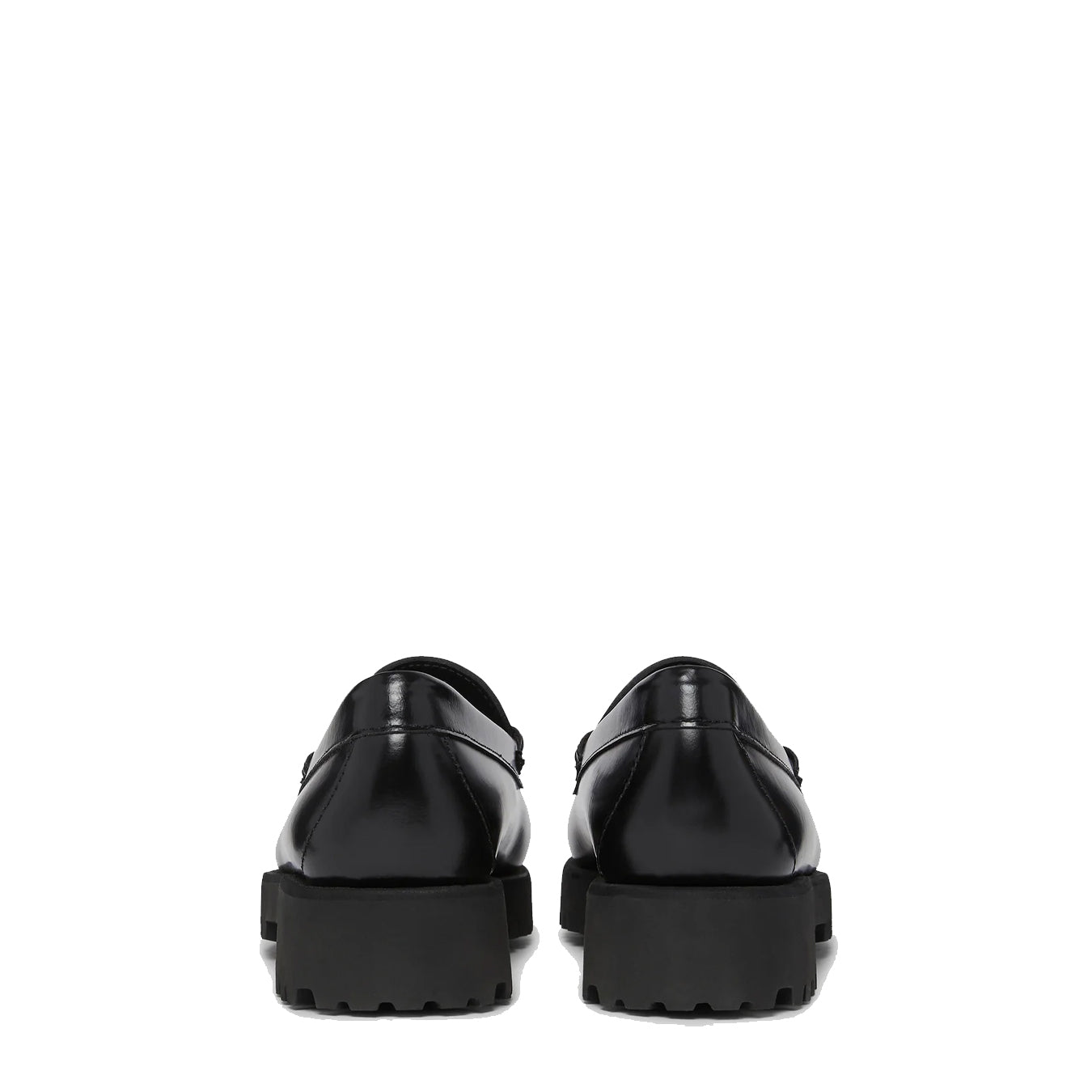G.H.Bass Womens Weejuns 90s Penny Loafers Black Leather - The Sporting Lodge