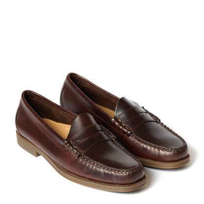 G.H Bass Easy Weejun Larson Pull Up Chocolate Leather - The Sporting Lodge