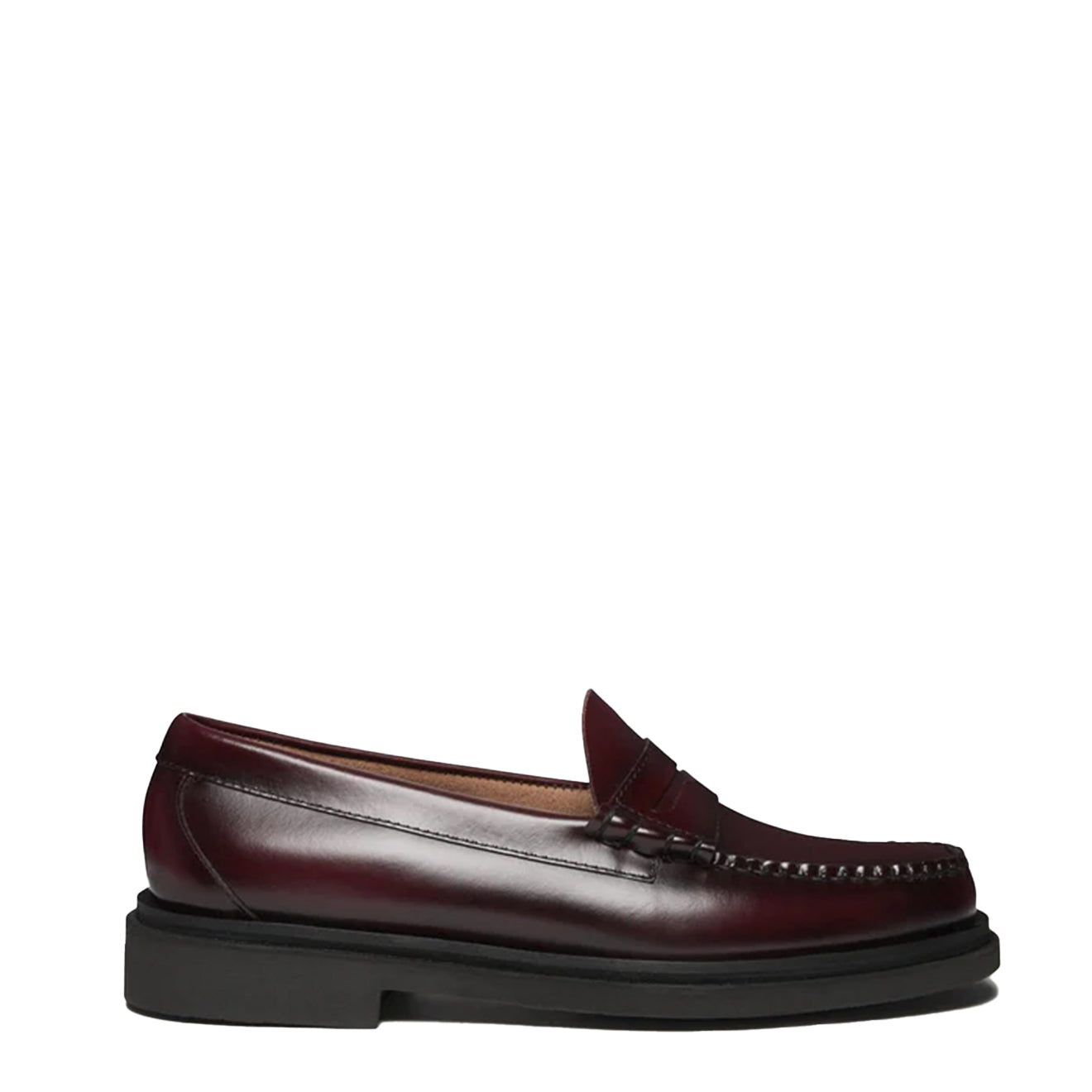 G.H Bass Weejun Step Larson Moc Penny Wine Leather - The Sporting Lodge