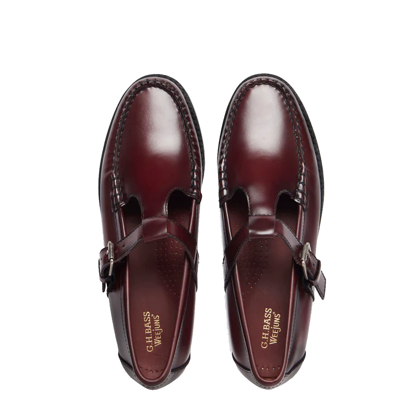 G.H Bass Womens Mary Jane Wine - The Sporting Lodge