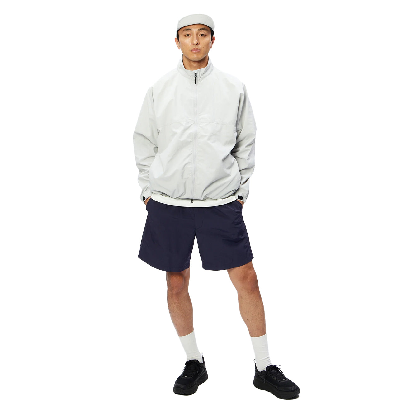 Goldwin Easy Wide Shorts Taupe Grey
