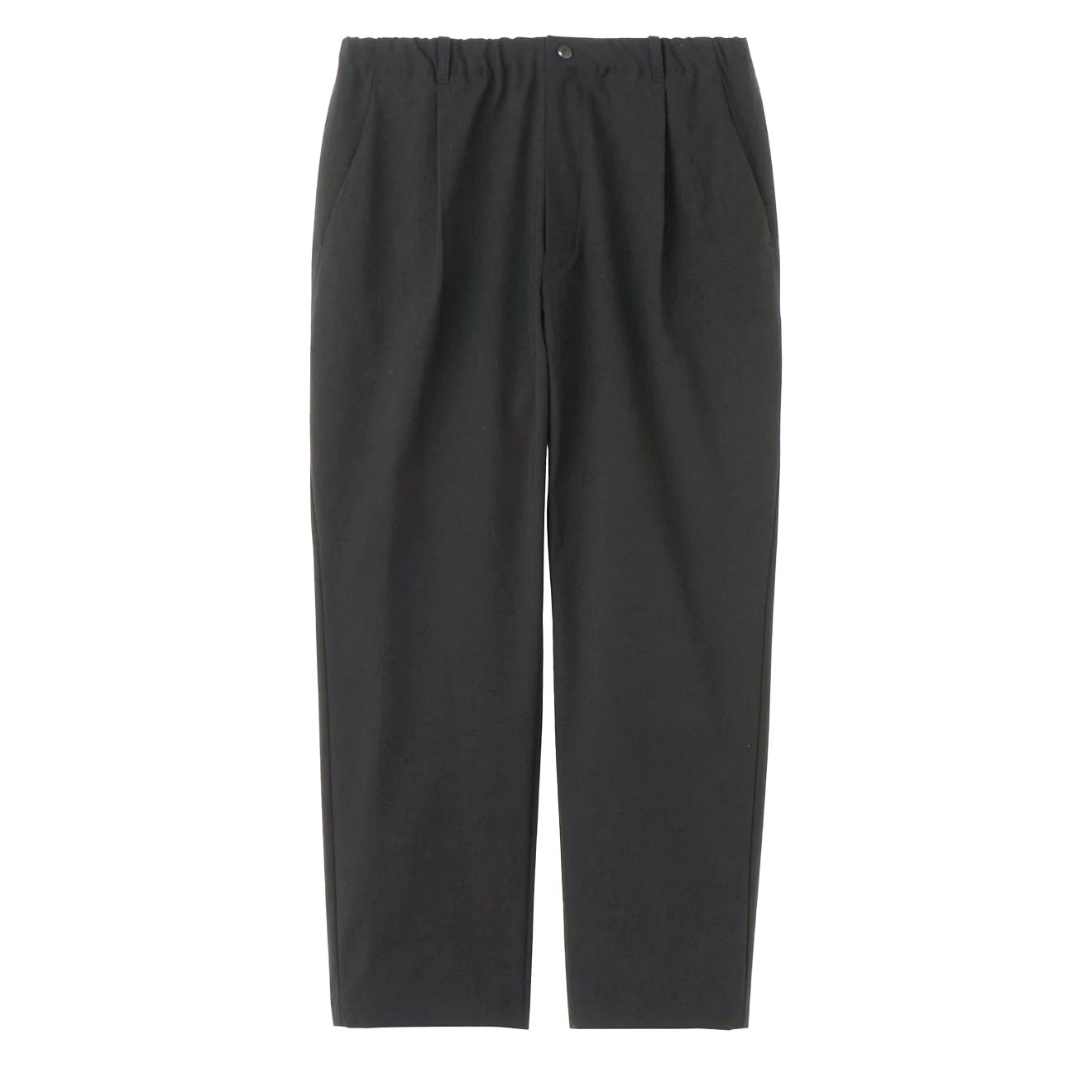 Goldwin One Tuck Tapered Light Pants Black - The Sporting Lodge