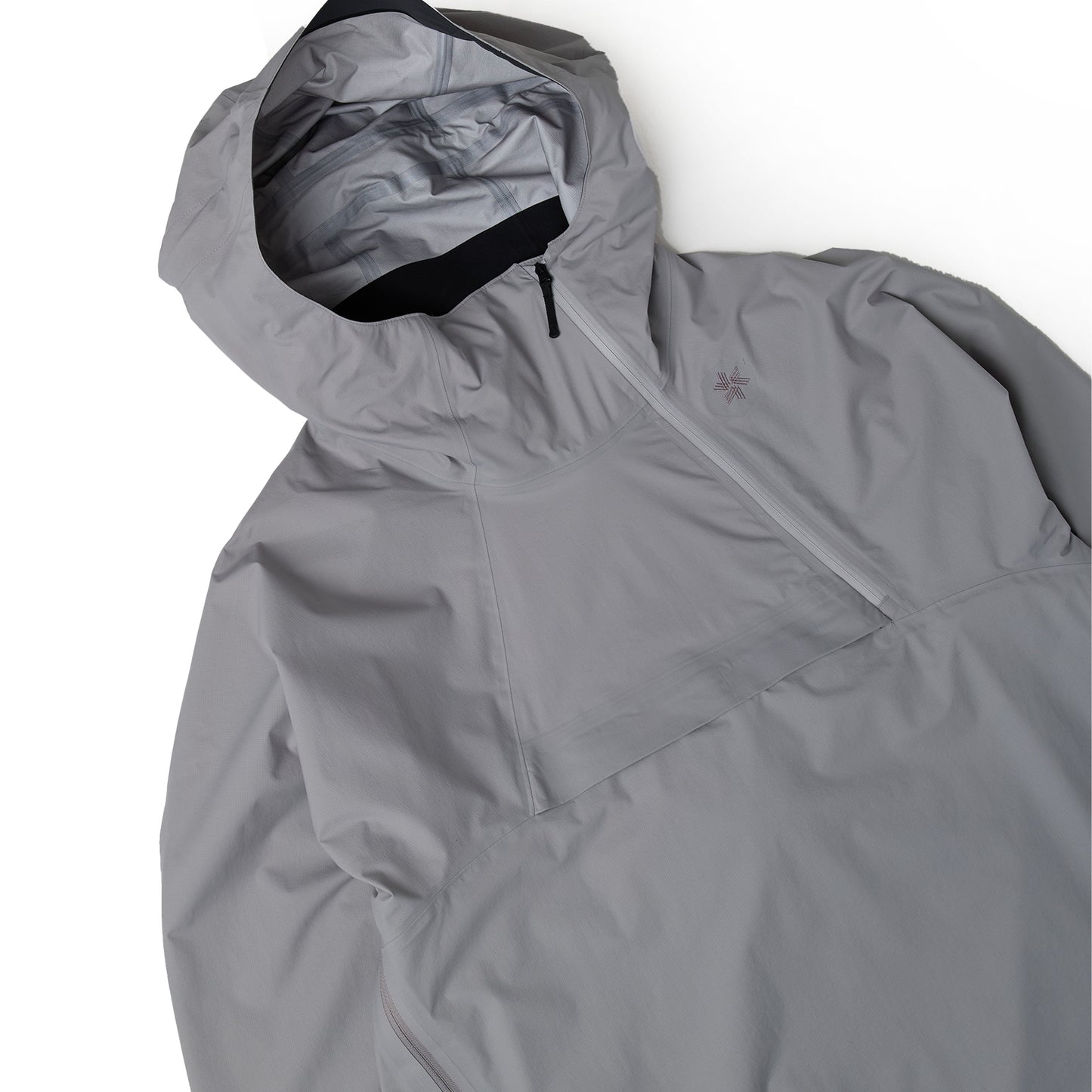 Goldwin PERTEX SHIELD AIR Mountaineering Pullover Snow Gray - The Sporting Lodge