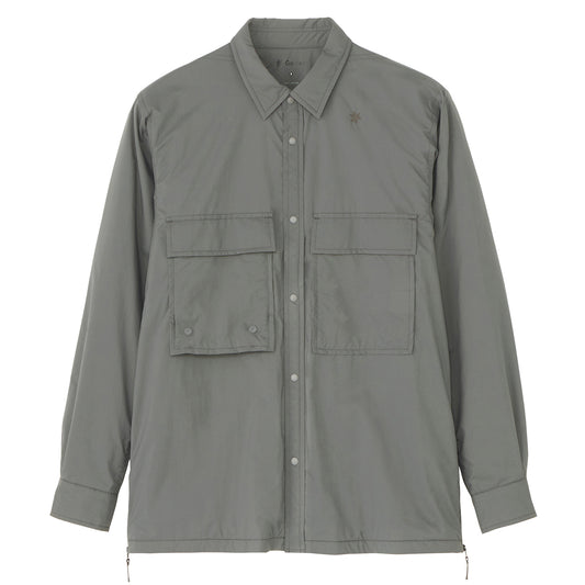 Goldwin Pertex Double Cloth Field Warm Shirt Shadow Gray - The Sporting Lodge