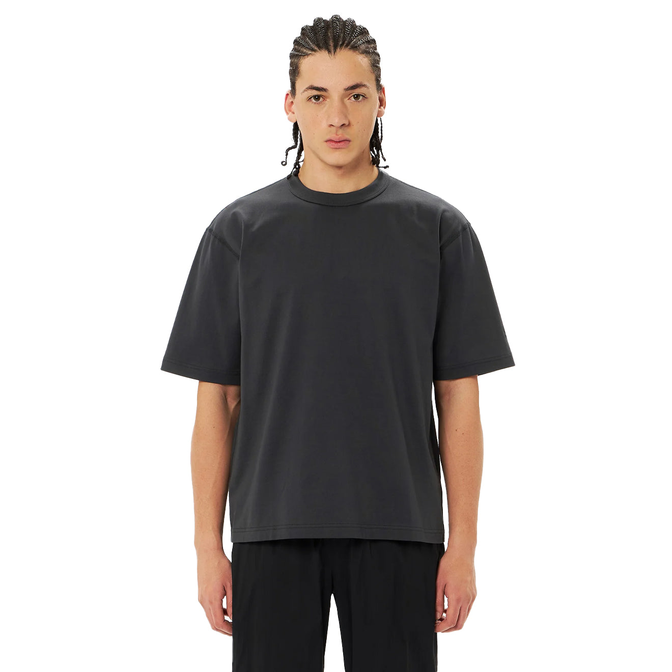 Goldwin Re-Optimum P/J Oversized T-shirt Ink Black - The Sporting Lodge