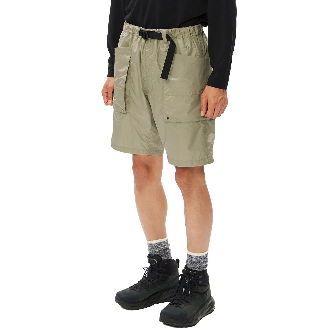 Goldwin Rip-Stop Light Cargo Shorts Black