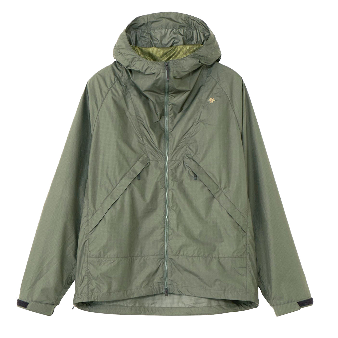 Goldwin Rip-stop Hooded Jacket Dark Olive - The Sporting Lodge