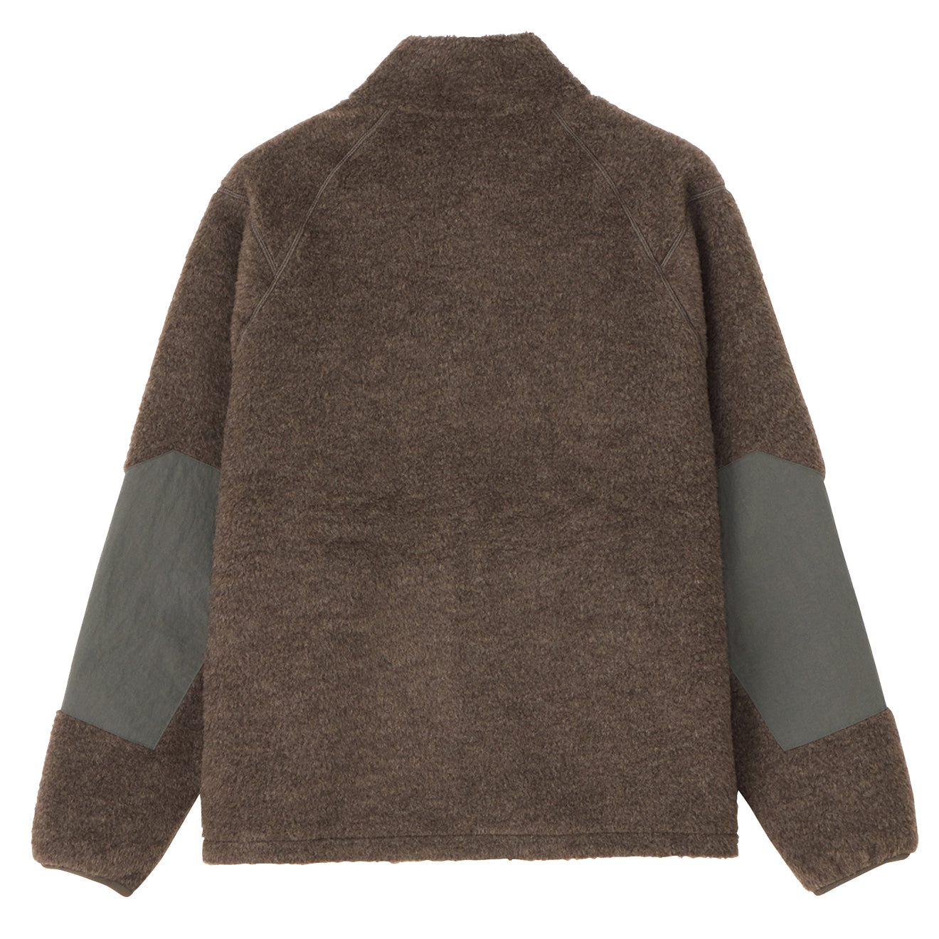 Goldwin Wool Boa Fleece Full Zip Jacket Mix Brown - The Sporting Lodge