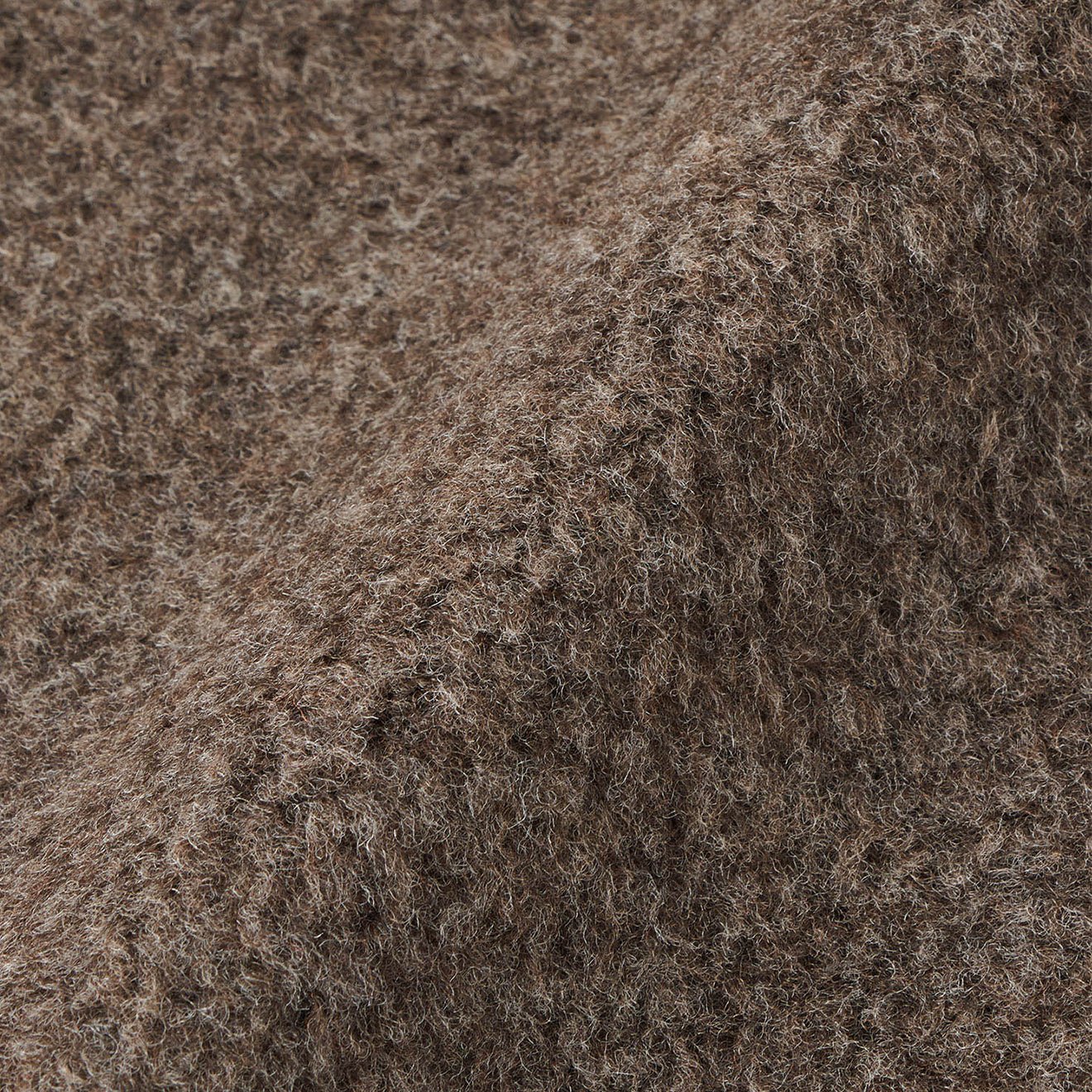 Goldwin Wool Boa Fleece Full Zip Jacket Mix Brown - The Sporting Lodge