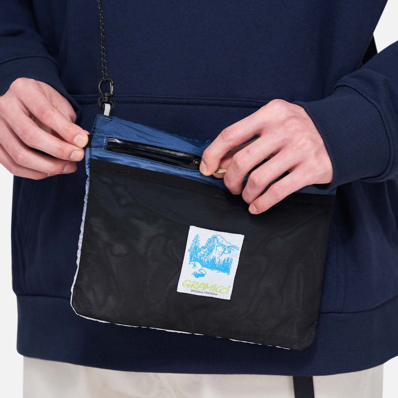 Gramicci Light Ripstop Sacoche Blue Gradient - The Sporting Lodge