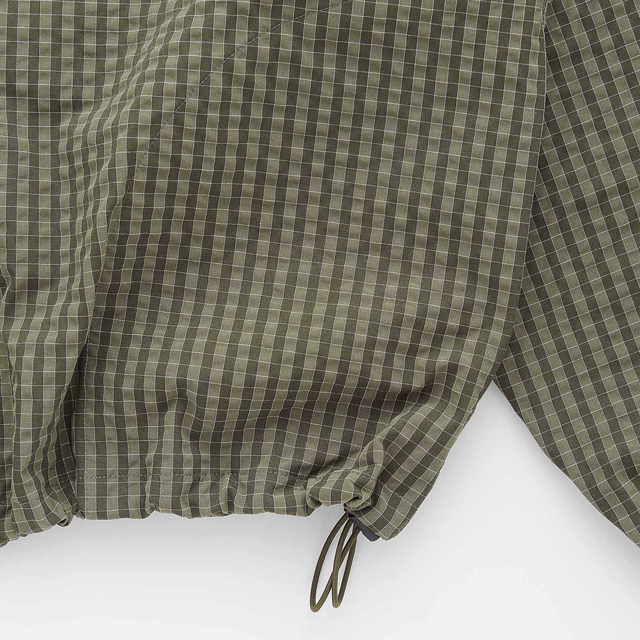 Gramicci Northside Plaid Hooded Jacket Olive