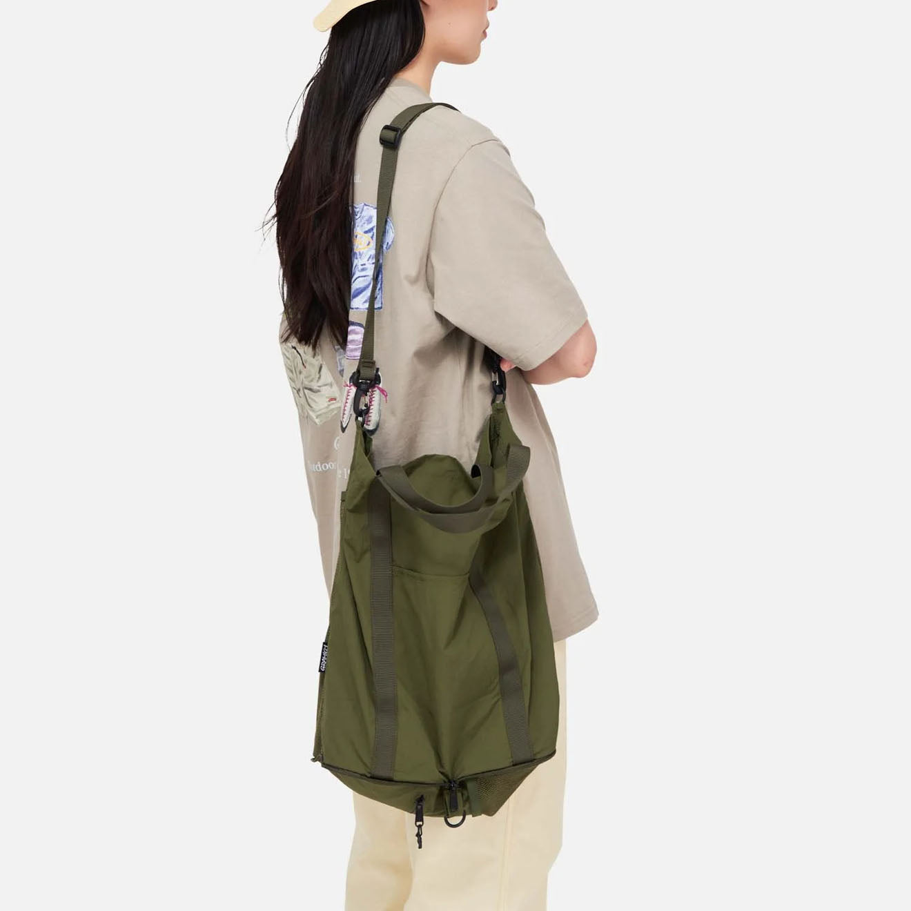 Gramicci Nylon Packable Explorer Tote Olive - The Sporting Lodge