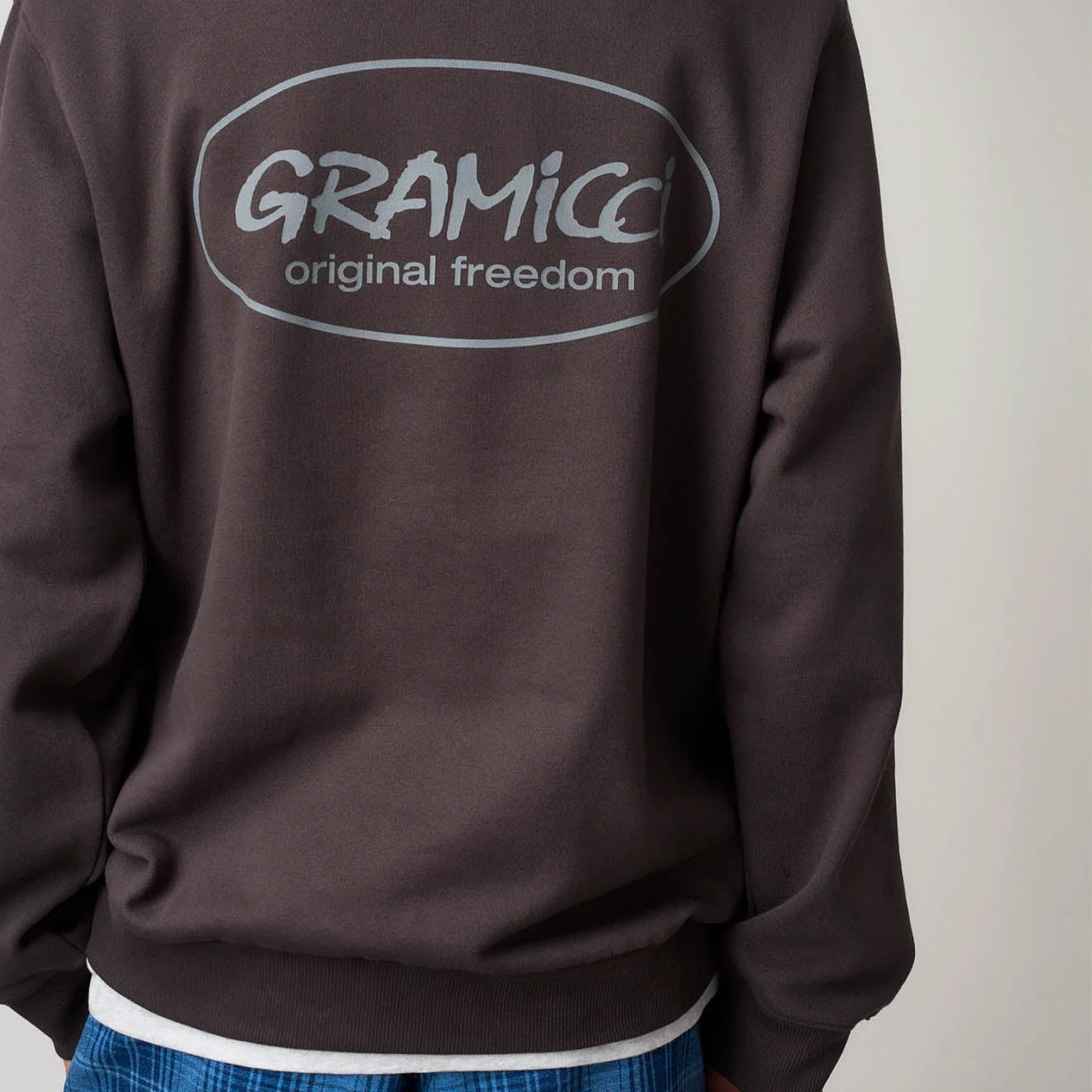 Gramicci Original Freedom Sweatshirt Deep Brown - The Sporting Lodge