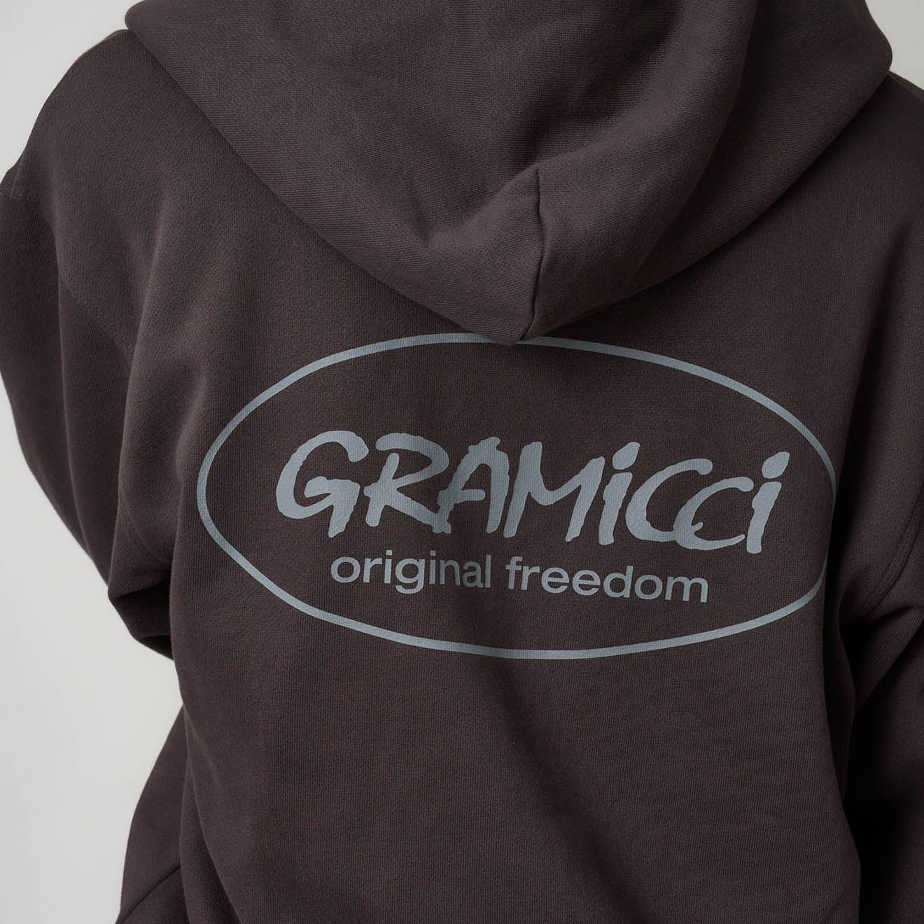 Gramicci Original Freedom Zip Hooded Sweatshirt Deep Brown
