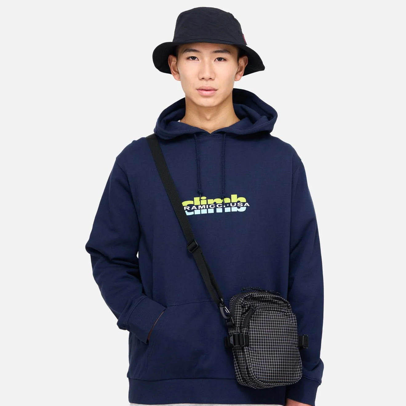 Gramicci Ripstop Mini Shoulder Bag Rip-Stop Black