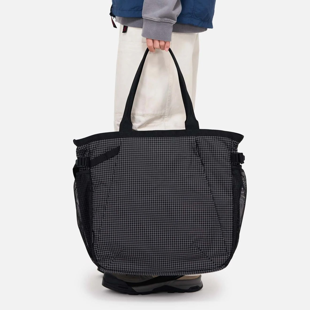 Gramicci Ripstop Tote Bag Rip-Stop Black - The Sporting Lodge