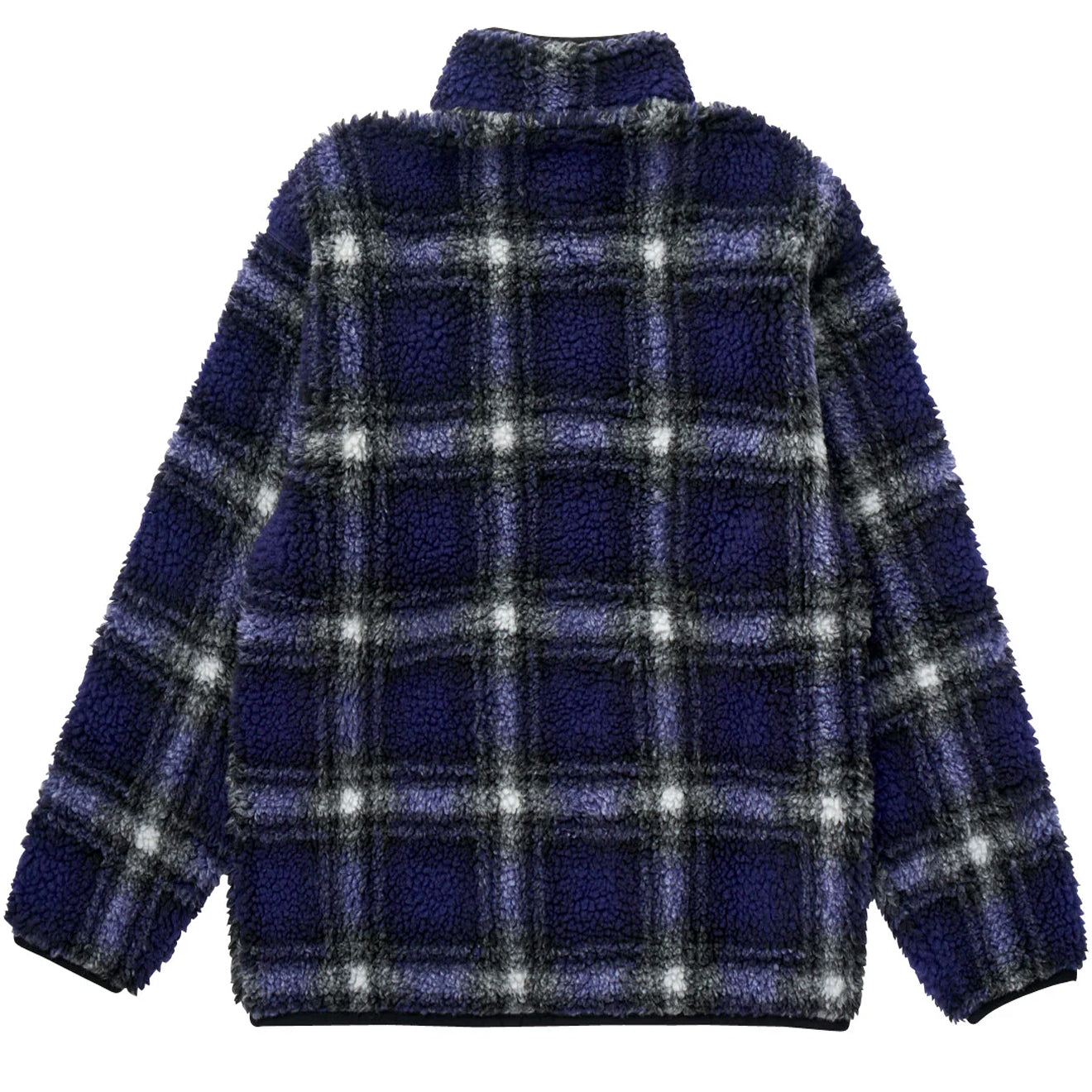 Gramicci Shadow Plaid Sherpa Jacket Purple Shadow Plaid - The Sporting Lodge