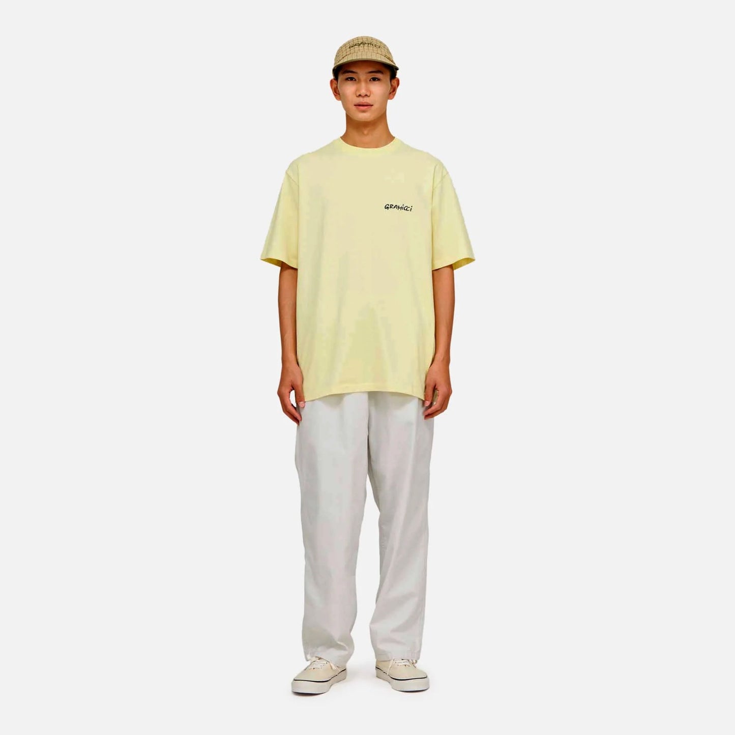 Gramicci Snail Tee Lemon - The Sporting Lodge