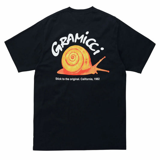 Gramicci Snail Tee Vintage Black - The Sporting Lodge