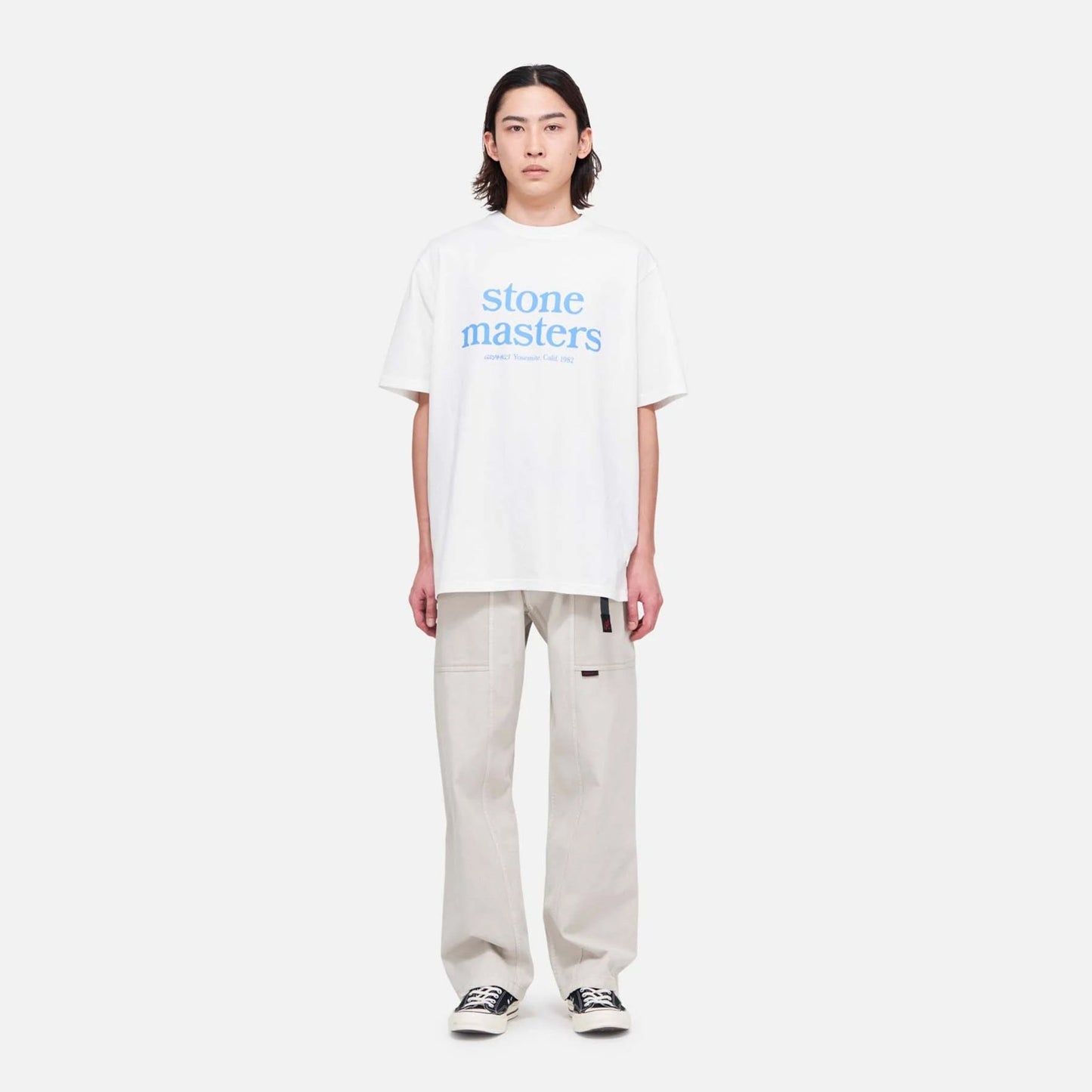Gramicci Stonemasters Tee White - The Sporting Lodge