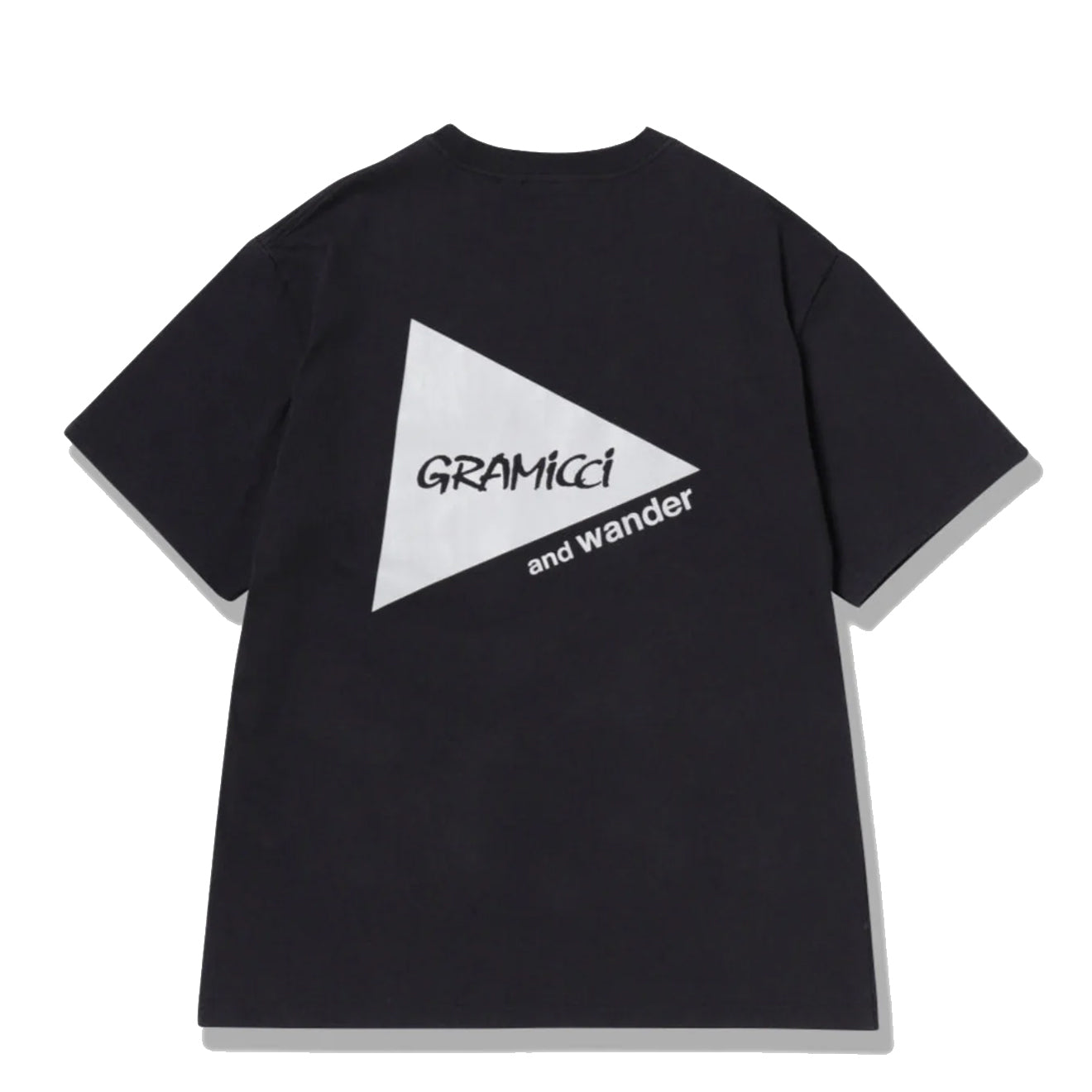 Gramicci x And Wander Backprint Tee Black - The Sporting Lodge