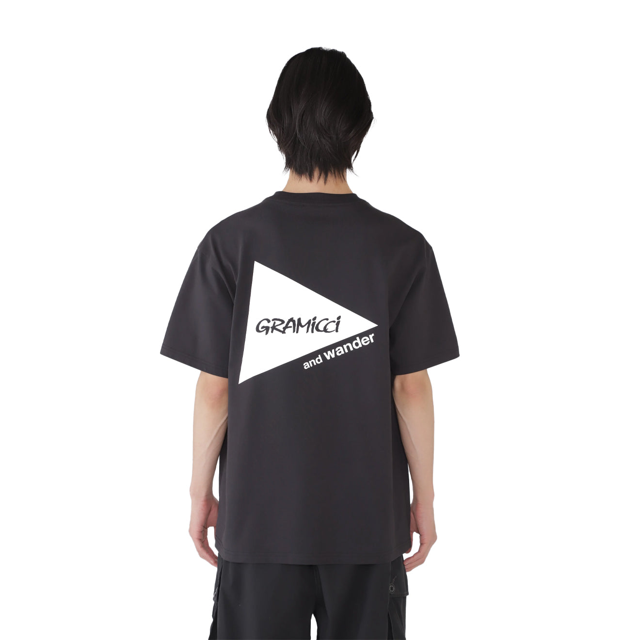 Gramicci x And Wander Backprint Tee Black - The Sporting Lodge