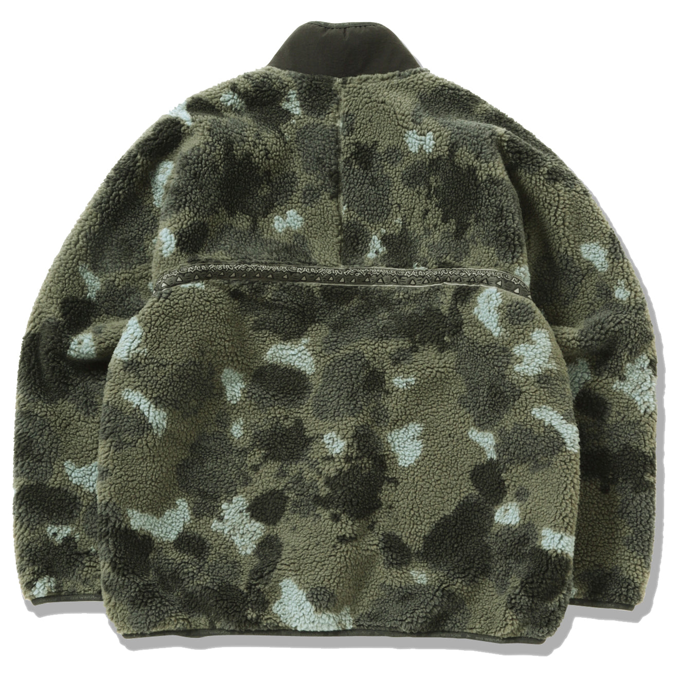 Gramicci x And Wander JQ Tape Fleece Jacket Camo - The Sporting Lodge
