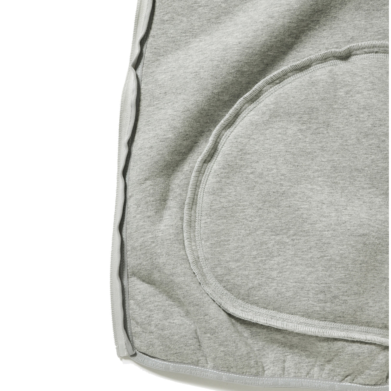 Gramicci x And Wander JQ Tape Fleece Jacket L.Gray - The Sporting Lodge