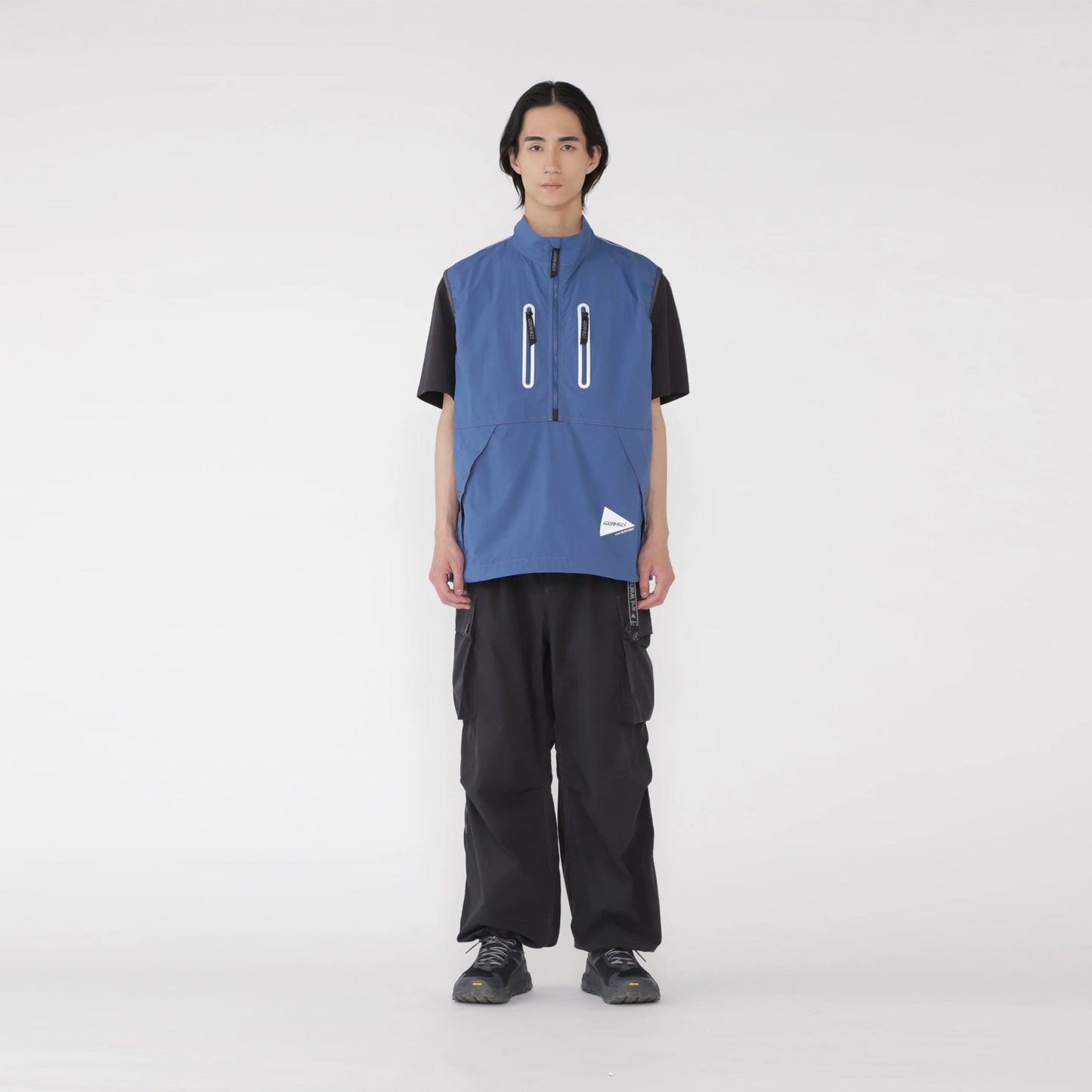 Gramicci x And Wander Military Wide Pant Black - The Sporting Lodge