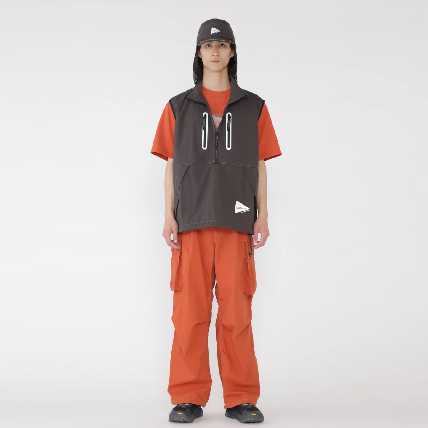 Gramicci x And Wander Military Wide Pant Red