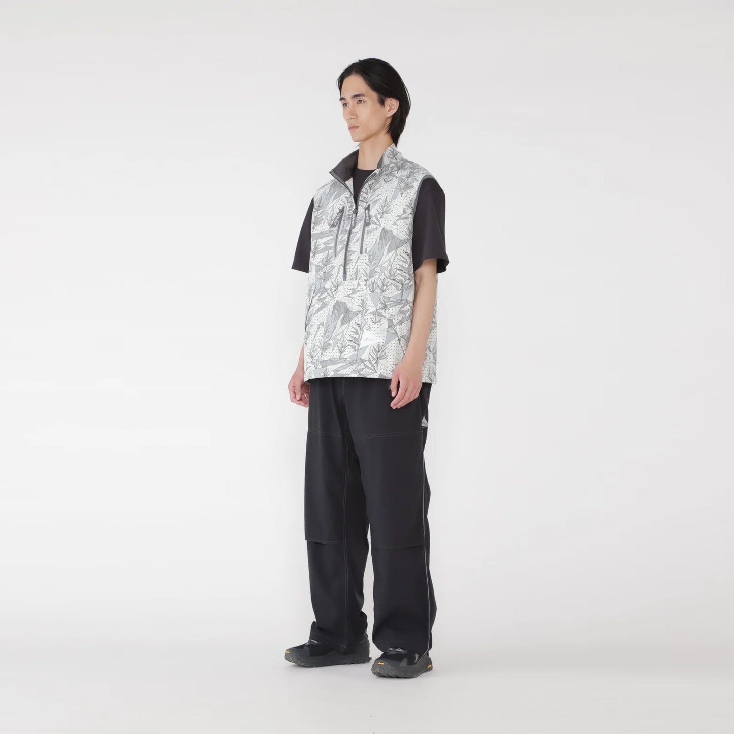 Gramicci x And Wander Nylon Double Knee Pant Black