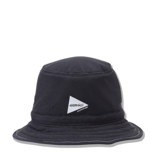 Gramicci x And Wander Padded Hat Black - The Sporting Lodge