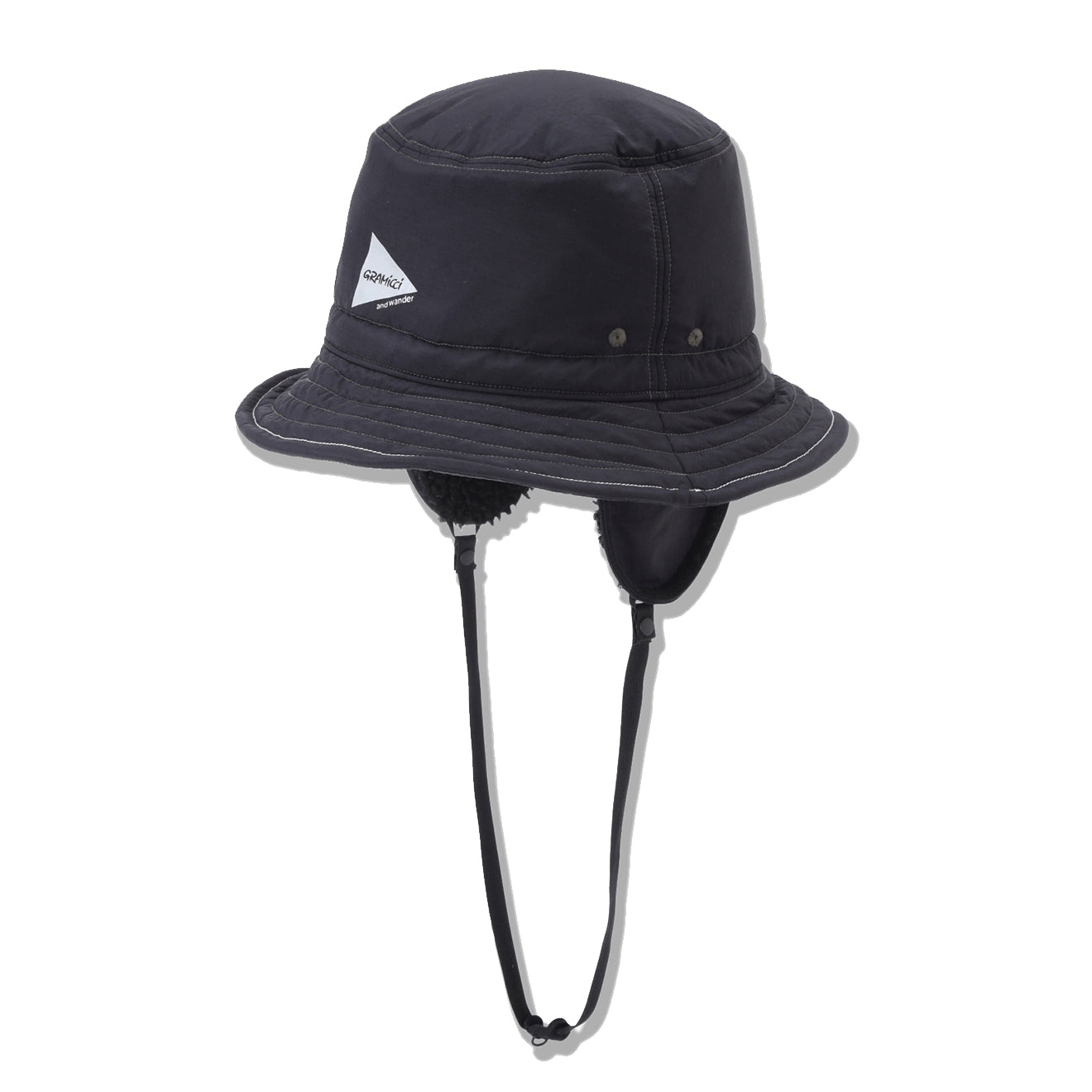 Gramicci x And Wander Padded Hat Black - The Sporting Lodge