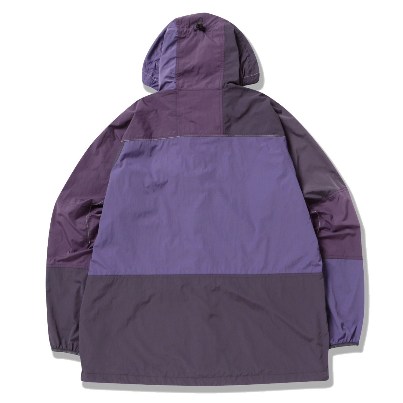 Gramicci x And Wander Patchwork Wind Hoodie Multi Purple - The Sporting Lodge