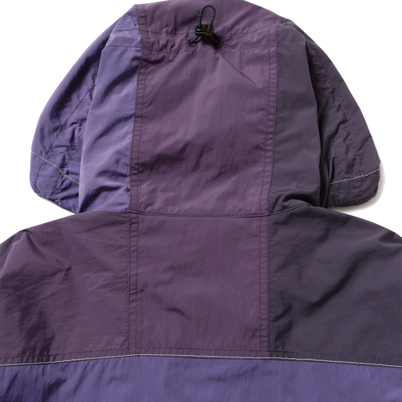 Gramicci x And Wander Patchwork Wind Hoodie Multi Purple - The Sporting Lodge