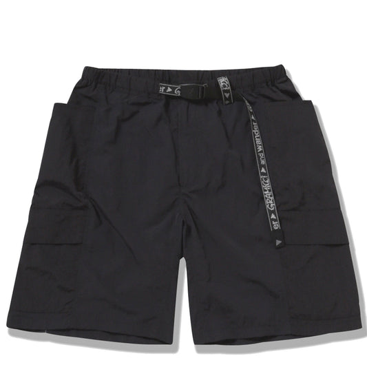 Gramicci x And Wander Patchwork Wind Short Black - The Sporting Lodge