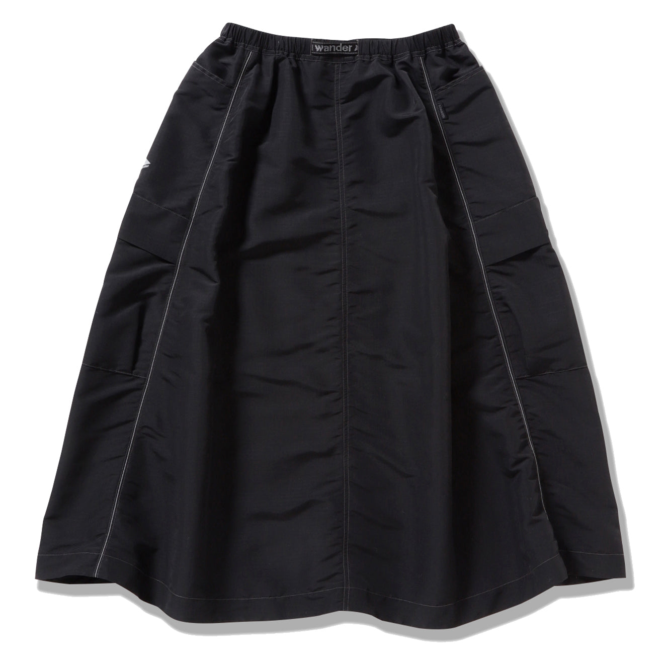 Gramicci x And Wander Ripstop Voyager Skirt Black - The Sporting Lodge