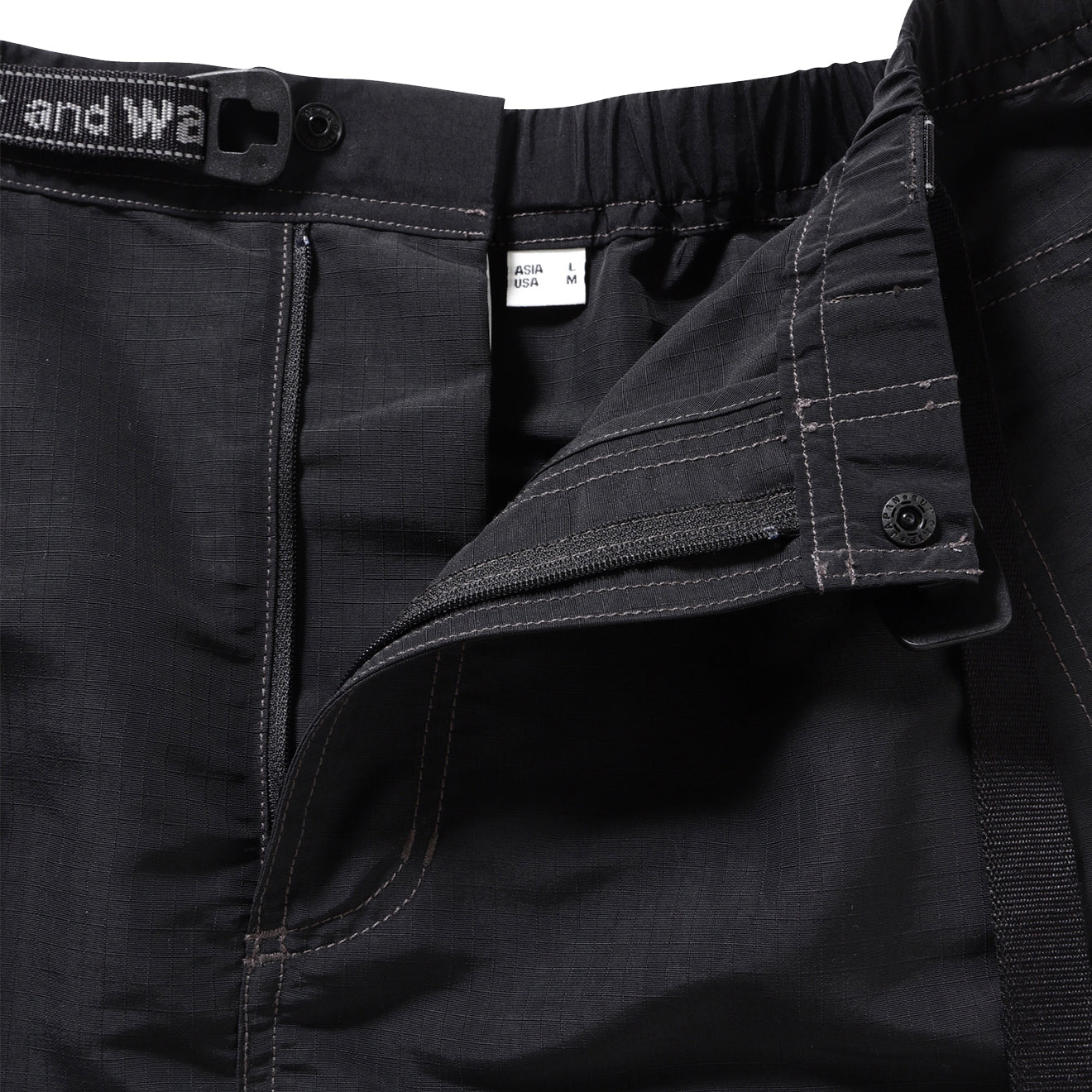 Gramicci x And Wander Ripstop Voyager Skirt Black - The Sporting Lodge